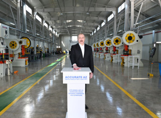 Prezident İlham Əliyev Xocalının Ballıca kəndində ofis mebelləri və mebel aksesuarlarının istehsalı müəssisəsinin açılışında iştirak edib