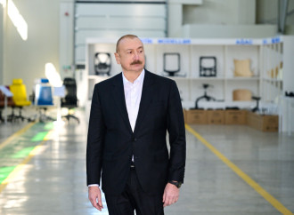 Prezident İlham Əliyev Xocalının Ballıca kəndində ofis mebelləri və mebel aksesuarlarının istehsalı müəssisəsinin açılışında iştirak edib