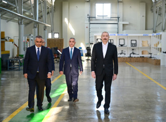 Prezident İlham Əliyev Xocalının Ballıca kəndində ofis mebelləri və mebel aksesuarlarının istehsalı müəssisəsinin açılışında iştirak edib