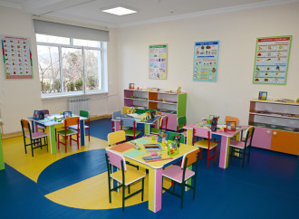 Prezident İlham Əliyev Kərkicahan qəsəbə 1 nömrəli tam orta məktəbin binasının əsaslı təmirdən sonra açılışında iştirak edib