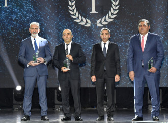 Heydər Əliyev Fondunun vitse-prezidenti Leyla Əliyeva və Bakı Media Mərkəzinin rəhbəri Arzu Əliyeva ilin idman yekunları ilə bağlı qala mərasimində iştirak ediblər