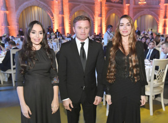 Heydər Əliyev Fondunun vitse-prezidenti Leyla Əliyeva və Bakı Media Mərkəzinin rəhbəri Arzu Əliyeva ilin idman yekunları ilə bağlı qala mərasimində iştirak ediblər