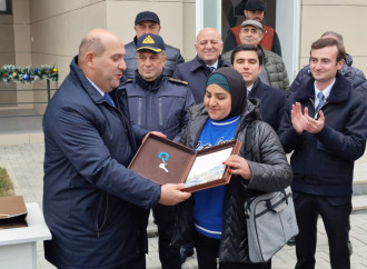 Növbəti köç karvanı Ağdama çatıb: açarlar təqdim olunub