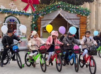 Heydər Əliyev Fondunun vitse-prezidenti Leyla Əliyevanın təşəbbüsü ilə Yevlax şəhərində uşaqlar üçün Yeni il tədbiri təşkil olunub