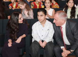 Leyla Əliyeva və Alena Əliyeva Uşaq İncəsənət Festivalının yekun mükafatlandırma mərasimində iştirak ediblər