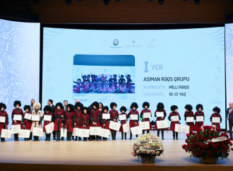 Leyla Əliyeva və Alena Əliyeva Uşaq İncəsənət Festivalının yekun mükafatlandırma mərasimində iştirak ediblər