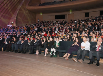 Leyla Əliyeva və Alena Əliyeva Uşaq İncəsənət Festivalının yekun mükafatlandırma mərasimində iştirak ediblər