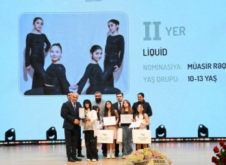 Leyla Əliyeva və Alena Əliyeva Uşaq İncəsənət Festivalının yekun mükafatlandırma mərasimində iştirak ediblər