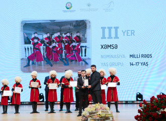 Leyla Əliyeva və Alena Əliyeva Uşaq İncəsənət Festivalının yekun mükafatlandırma mərasimində iştirak ediblər