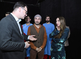 Heydər Əliyev Fondunun vitse-prezidenti Leyla Əliyeva və Alena Əliyeva Romeo və Cülyetta tamaşasını izləyiblər