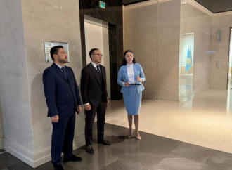 TÜRKPA nümayəndə heyəti Qazaxıstan Prezident Mərkəzini ziyarət edib