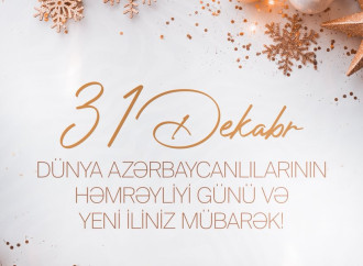 Prezident İlham Əliyev Dünya Azərbaycanlılarının Həmrəylik Günü və Yeni il münasibətilə paylaşım edib