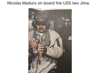 Tramp Maduronun əli qandallı fotosunu paylaşıb