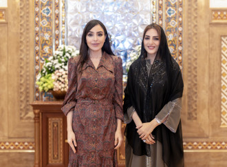 Heydər Əliyev Fondunun vitse-prezidenti Leyla Əliyeva Maskatda Omanın birinci xanımı ilə görüşüb