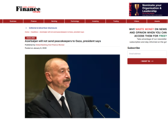 Prezident İlham Əliyevin yerli televiziya kanallarına müsahibəsi dünya mediasının diqqət mərkəzindədir