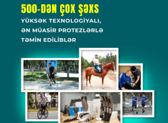 Müharibə ilə əlaqədar 500-dən çox şəxs yüksək texnologiyalı, ən müasir protezlərlə təmin ediliblər