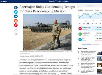 Prezident İlham Əliyevin yerli televiziya kanallarına müsahibəsi dünya mediasının diqqət mərkəzindədir