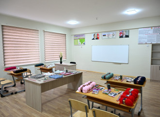 Ucarda Heydər Əliyev Fondunun təşəbbüsü ilə inşa olunan məktəb istifadəyə verilib