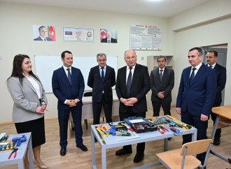 Ucarda Heydər Əliyev Fondunun təşəbbüsü ilə inşa olunan məktəb istifadəyə verilib