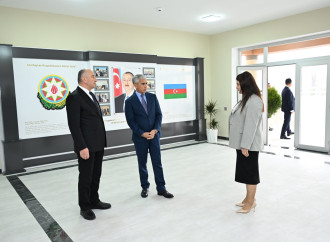 Ucarda Heydər Əliyev Fondunun təşəbbüsü ilə inşa olunan məktəb istifadəyə verilib