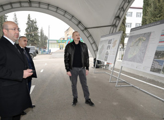 Prezident İlham Əliyev Ağdərə şəhərinin Baş planı ilə tanış olub