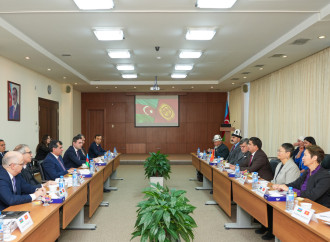 Ədliyyə Nazirliyində Qırğız Respublikasının nümayəndə heyəti ilə görüş keçirilib.