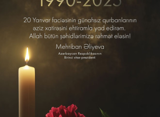 Birinci vitse-prezident Mehriban Əliyeva 20 Yanvar faciəsinin ildönümü ilə bağlı paylaşım edib