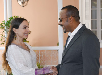 Heydər Əliyev Fondunun vitse-prezidenti Leyla Əliyeva Efiopiyanın Baş naziri ilə görüşüb