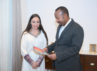 Heydər Əliyev Fondunun vitse-prezidenti Leyla Əliyeva Efiopiyanın Baş naziri ilə görüşüb