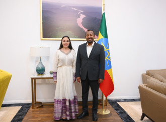 Heydər Əliyev Fondunun vitse-prezidenti Leyla Əliyeva Efiopiyanın Baş naziri ilə görüşüb