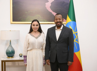 Heydər Əliyev Fondunun vitse-prezidenti Leyla Əliyeva Efiopiyanın Baş naziri ilə görüşüb