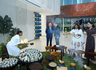 Heydər Əliyev Fondunun vitse-prezidenti Leyla Əliyeva Efiopiya Elm Muzeyini ziyarət edib