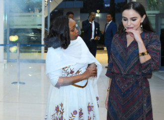 Heydər Əliyev Fondunun vitse-prezidenti Leyla Əliyeva Efiopiya Elm Muzeyini ziyarət edib