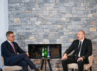 Azərbaycan Prezidenti İlham Əliyev Davosda Finlandiya Prezidenti ilə görüşüb