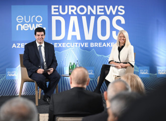 Prezident İlham Əliyev Davosda “Euronews” televiziyasına müsahibə verib