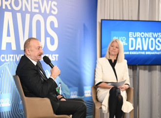 Prezident İlham Əliyev Davosda “Euronews” televiziyasına müsahibə verib