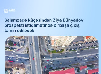 Tbilisi prospektinin Əbdülvahab Salamzadə küçəsi ilə kəsişməsi işıqforla nizamlanacaq