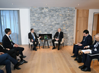 Prezident İlham Əliyev Davosda İsrail Dövlətinin Prezidenti ilə görüşüb