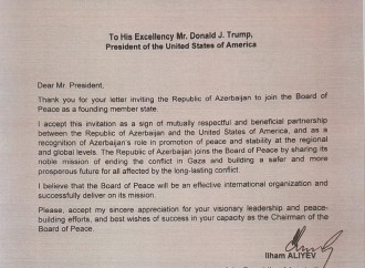 Prezident İlham Əliyev ABŞ Prezidentinə məktub ünvanlayıb
