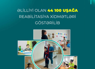 Ötən il əlilliyi olan 44 mindən çox uşağa reabilitasiya xidmətləri göstərilib