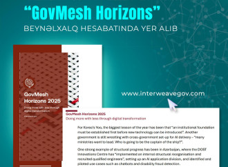 Nazirliyin süni intellekt layihələri beynəlxalq “GovMesh Horizons” hesabatına daxil edilib