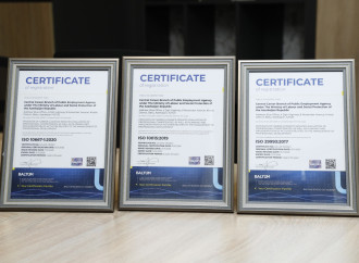 Dövlət Məşğulluq Agentliyinin Mərkəzi Karyera filialına beynəlxalq ISO sertifikatları təqdim edilib