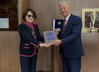 Türk Mədəniyyəti və İrsi Fondunun Prezidenti Qırğız Respublikasının Milli Elmlər Akademiyasının Prezidenti ilə görüşüb