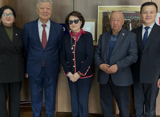 Türk Mədəniyyəti və İrsi Fondunun Prezidenti Qırğız Respublikasının Milli Elmlər Akademiyasının Prezidenti ilə görüşüb