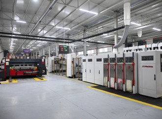 Prezident İlham Əliyev Sumqayıt Sənaye Parkında karton və qutu taralarının istehsalı müəssisəsinin açılışında iştirak edib