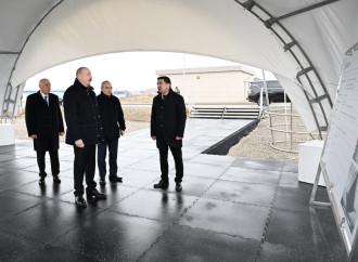 Prezident İlham Əliyev Sumqayıt Sənaye Parkında polipropilen və laminatlı kisə istehsalı müəssisəsinin təməlini qoyub