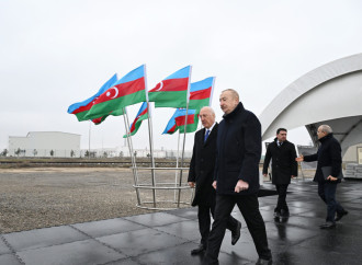 Prezident İlham Əliyev Sumqayıt Sənaye Parkında polipropilen və laminatlı kisə istehsalı müəssisəsinin təməlini qoyub