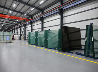 Prezident İlham Əliyev Sumqayıt Sənaye Parkında güzgü vərəqələrin istehsalı zavodunun açılışında iştirak edib