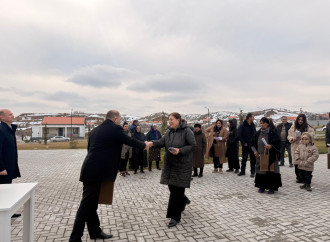Cəbrayıl rayonunun Horovlu kəndinə çatan ailələrə evlərinin açarları təqdim edildi