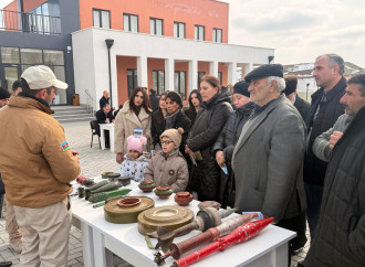 Cəbrayıl rayonunun Horovlu kəndinə çatan ailələrə evlərinin açarları təqdim edildi